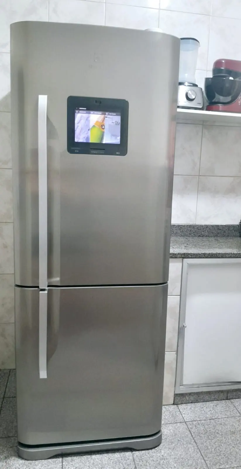 Geladeira Electrolux inox comprada em BH